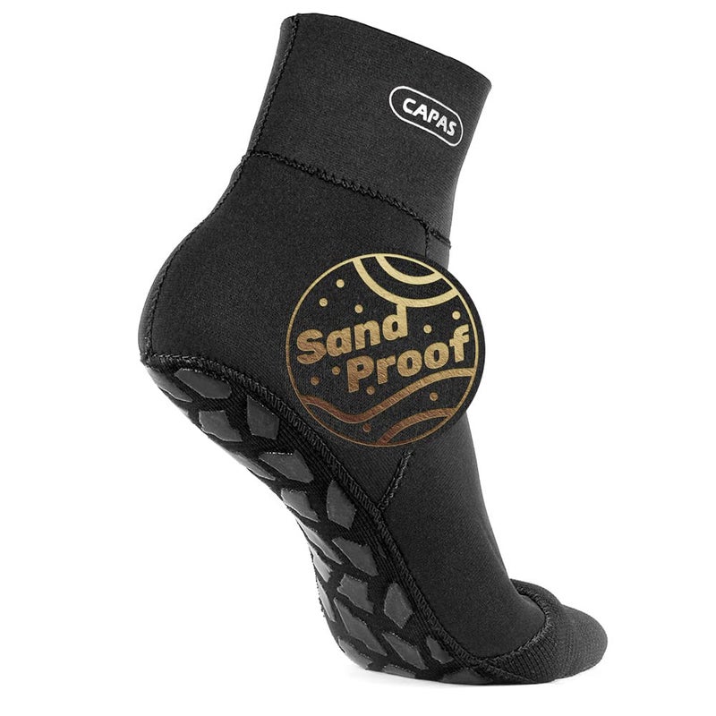 CAPAS 2mm Neoprene Sand Socks, Beach Volleyball Sand Proof Outdoor Socks, Wetsuit Diving Water Socks Keep Warm for Men Women - Image 1